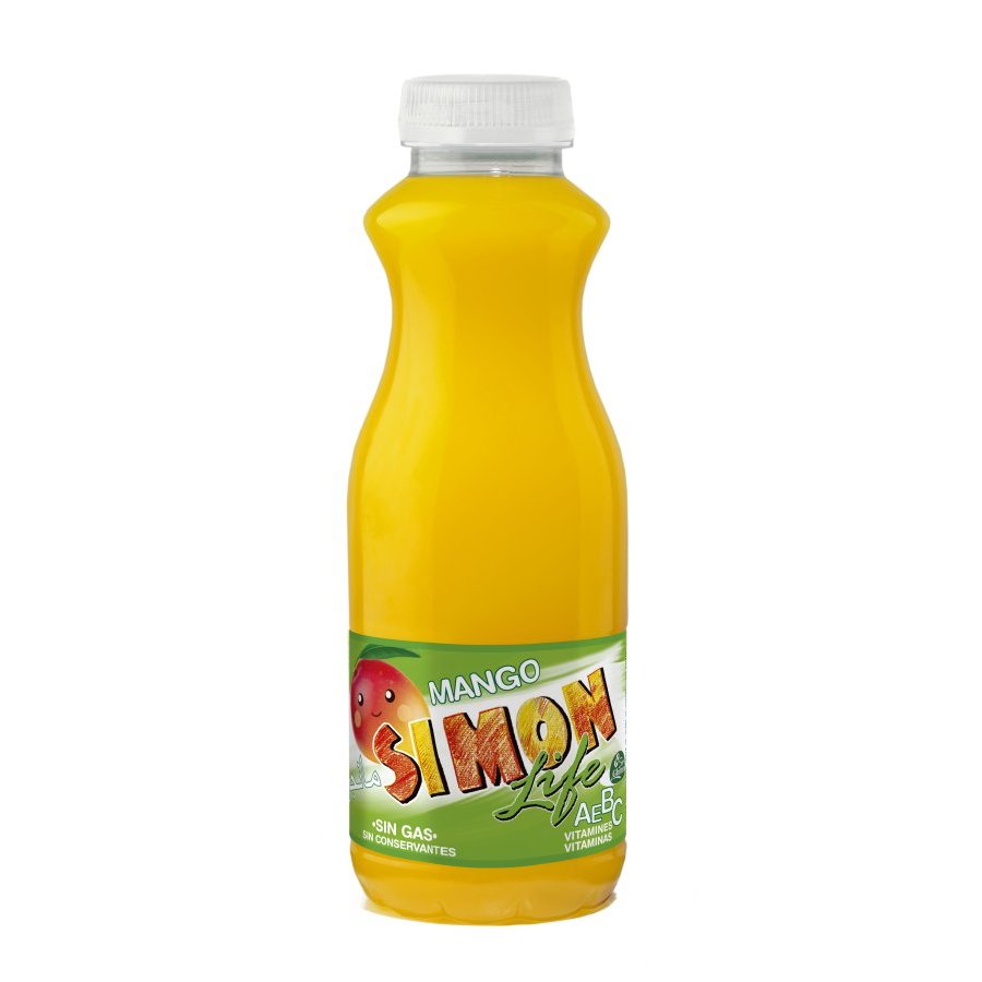 Refresco refrigerado SIMON LIFE mango pet 330 ml