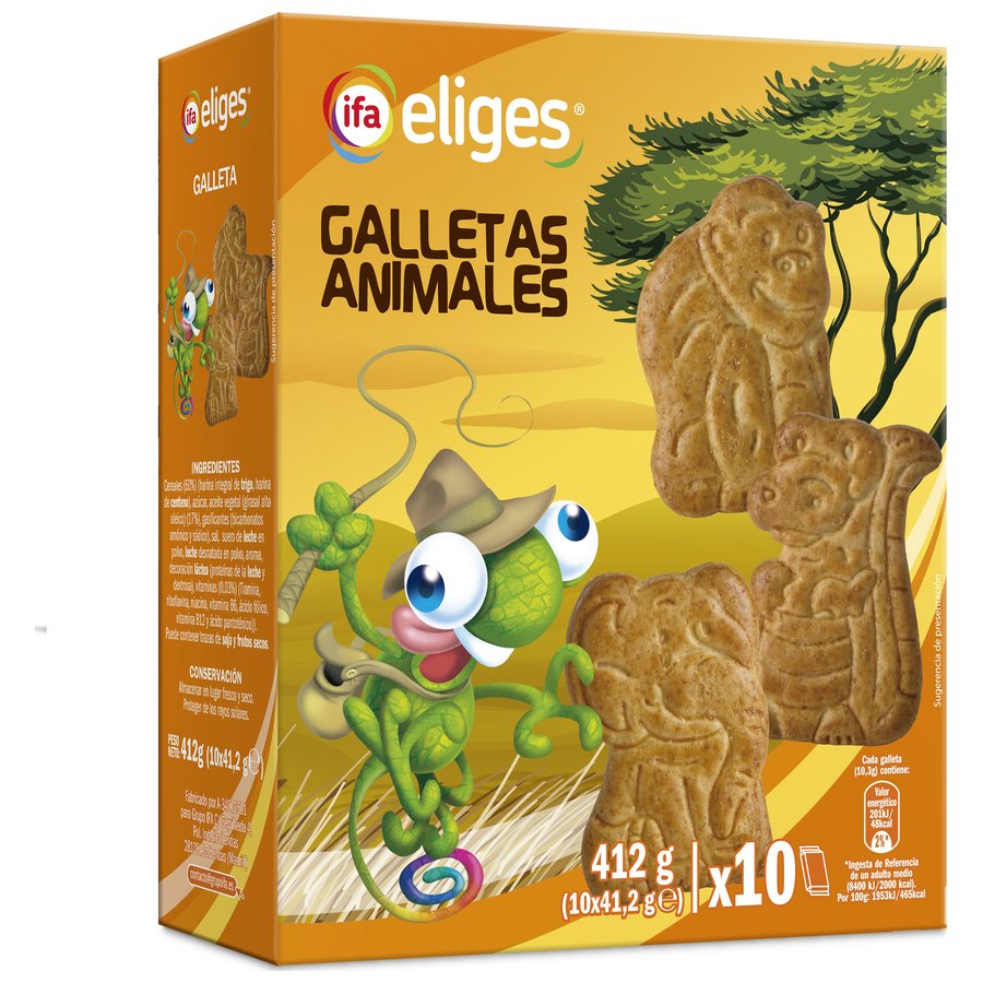 Galletas animales IFA ELIGES 330 g