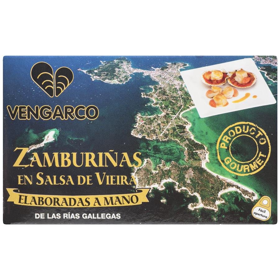 Zamburiñas VENGARCO en salsa de vieira rias gallegas 115 g pn