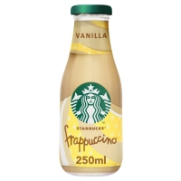 Café refrixerado STARBUCKS Frappuccino vainilla 250 ml