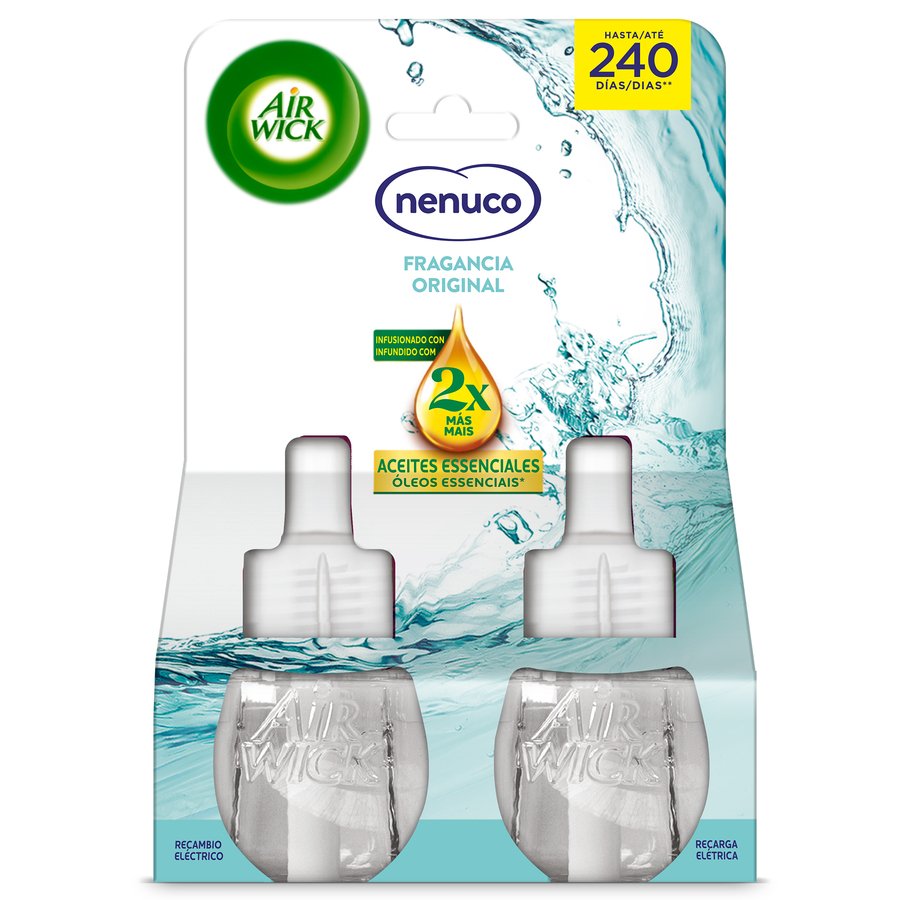 Ambientador eléctrico AIR WICK recambio Nenuco duplo