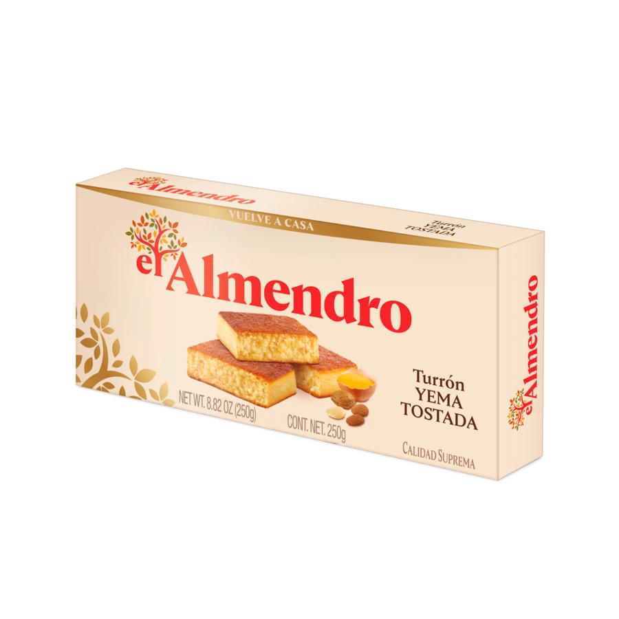 Turrón yema tostada EL ALMENDRO 250 g