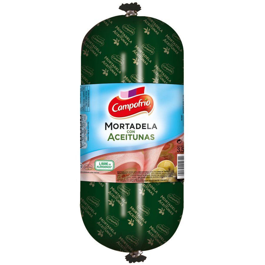 Mortadela clásica con aceitunas CAMPOFRIO kilo