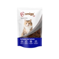 Snack gato IFA AMIGO relleno con salmón 70 g