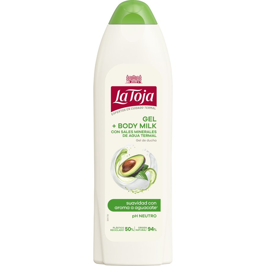 Gel de ducha LA TOJA + body milk 600 ML