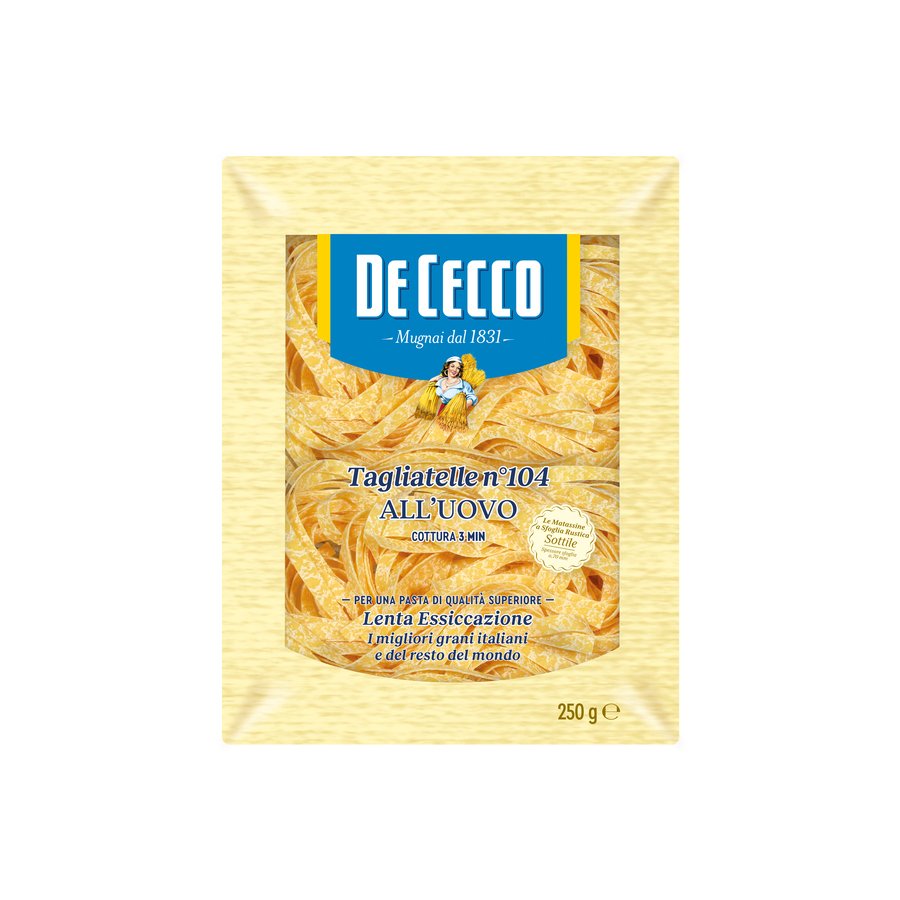 Tagliatelle huevo DECECCO 250 g