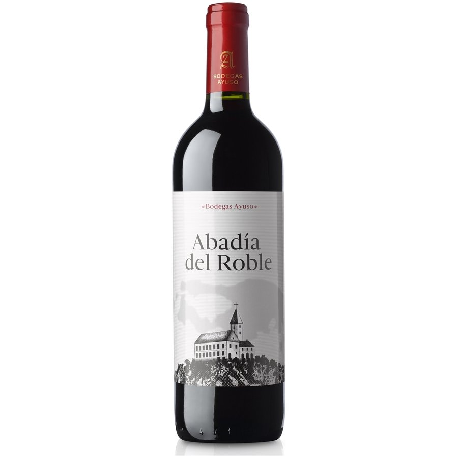 Vino tinto D.O.La Mancha ABADÍA DEL ROBLE botella 75 cl