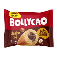 Bollo relleno cacao BOLLYCAO 4 unidades 228 g