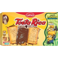 Galletas CUETARA TOSTA RICA chocoleche 140 g