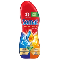 Lavavajillas máquina líquido SOMAT Duo-Gel frescor antiolor 35 lavados 560 ml