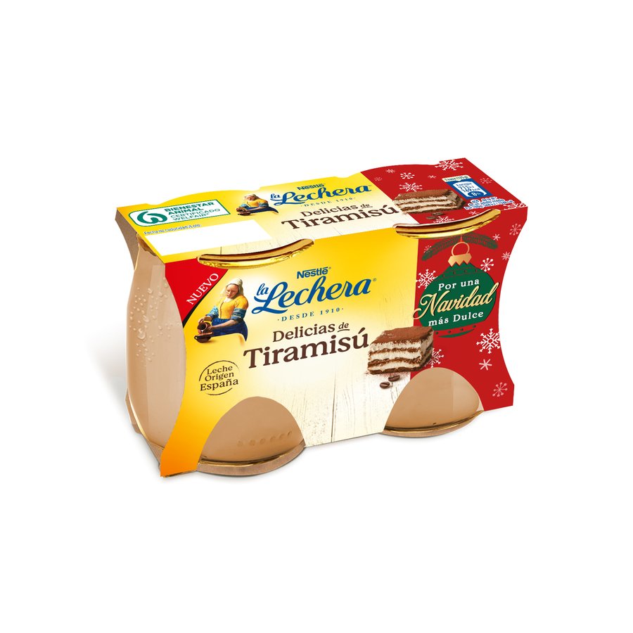 Postre lácteo LA LECHERA tiramisú 2x125 g