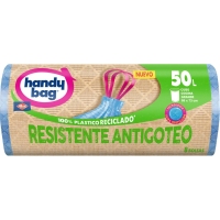 Bolsas basura 50 l ALBAL HANDY BAG resistentes antigoteo 8 unidades