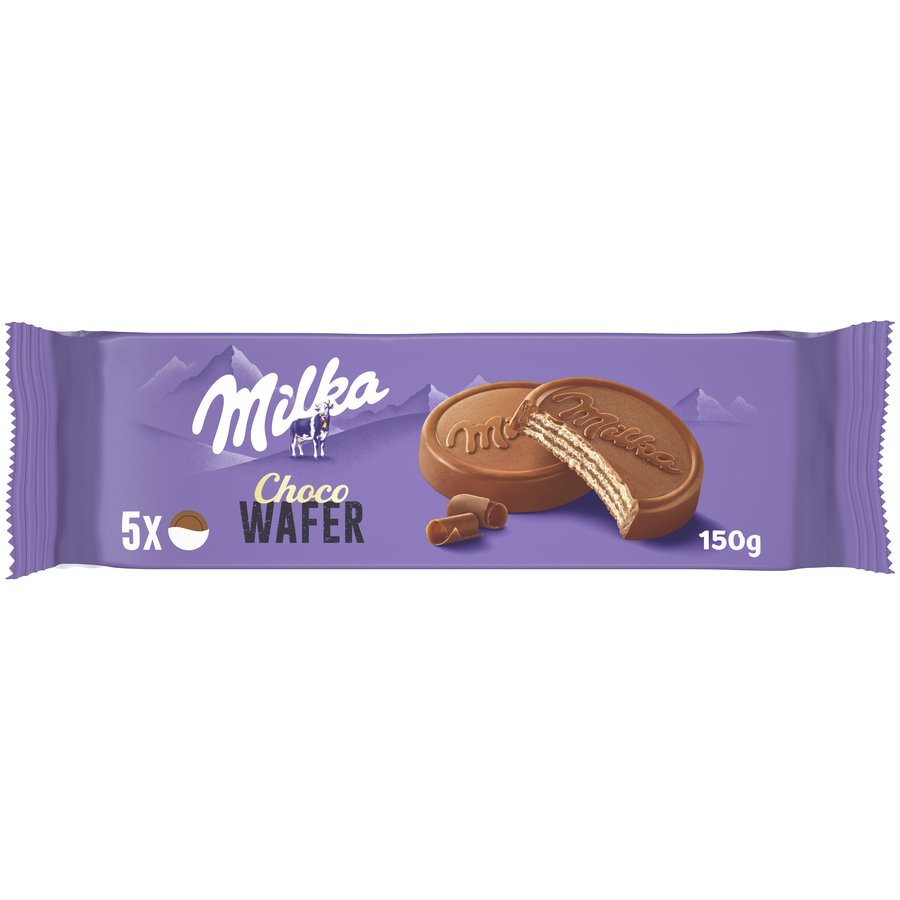 Barquillos MILKA choco 5 unidades 150 g