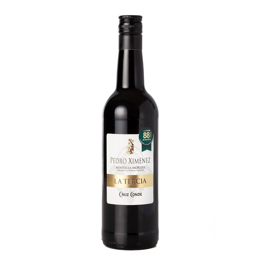 Vino dulce de pasas D.O.Montilla-Moriles LA TERCIA Pedro Ximénez botella 75 cl