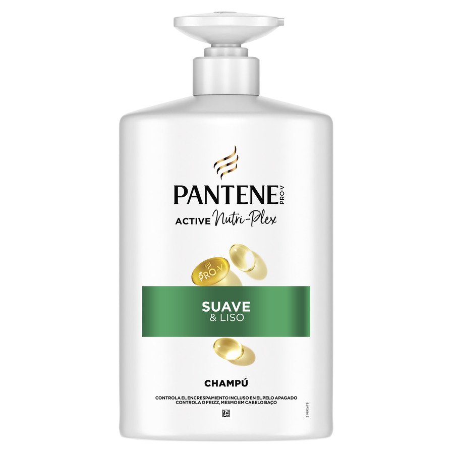 Champú PANTENE suave y liso dosificador 1 l