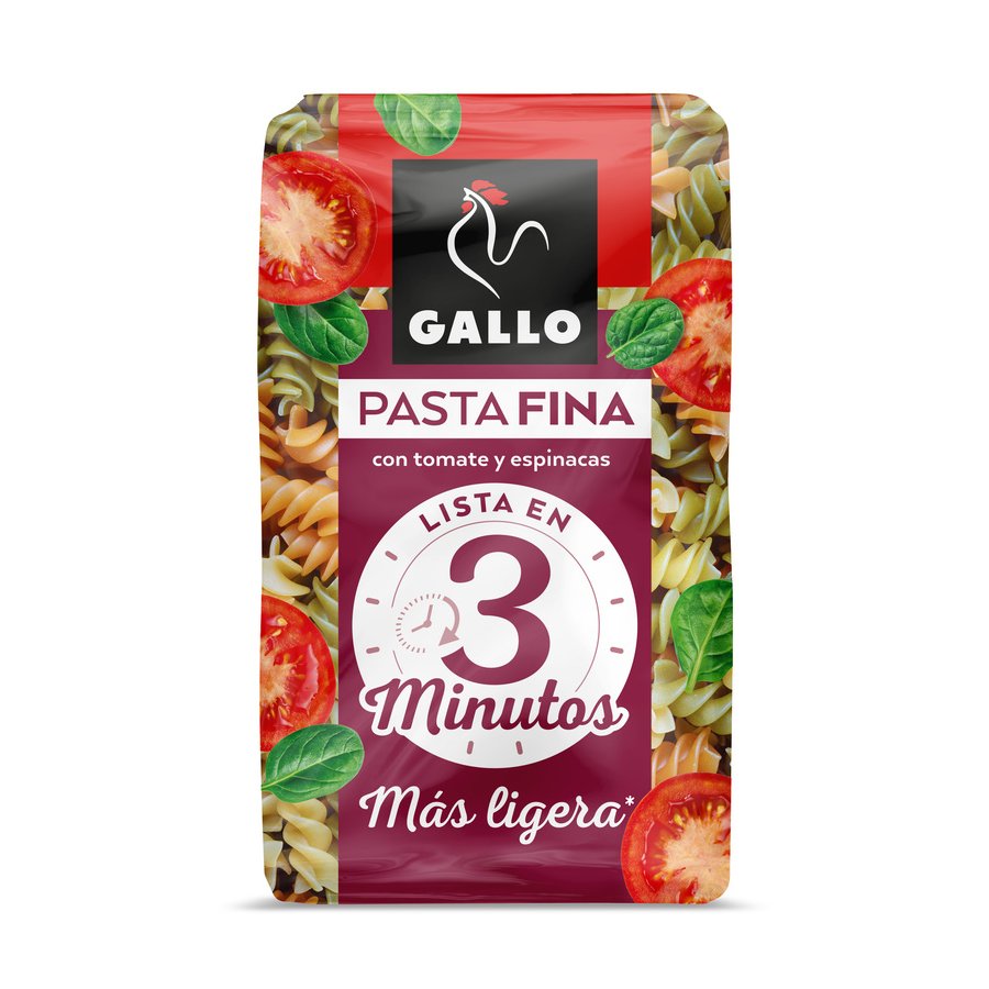 Hélices vegetales GALLO Pasta Fina 400 g