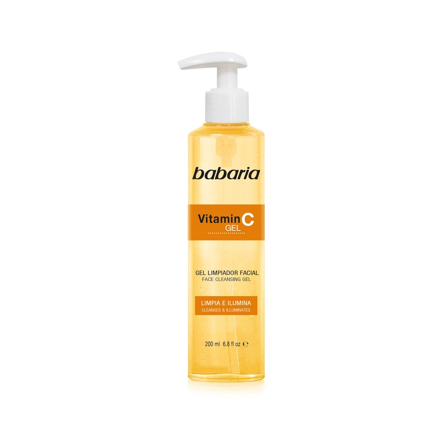 Gel limpiador facial BABARIA Vitamina-C 200 ml