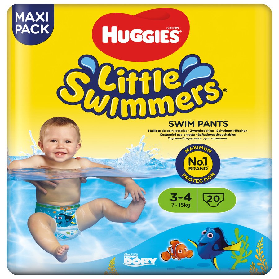 Imagen de HUGGIES little swimmers talla pequeña maxi pack 20 unidades