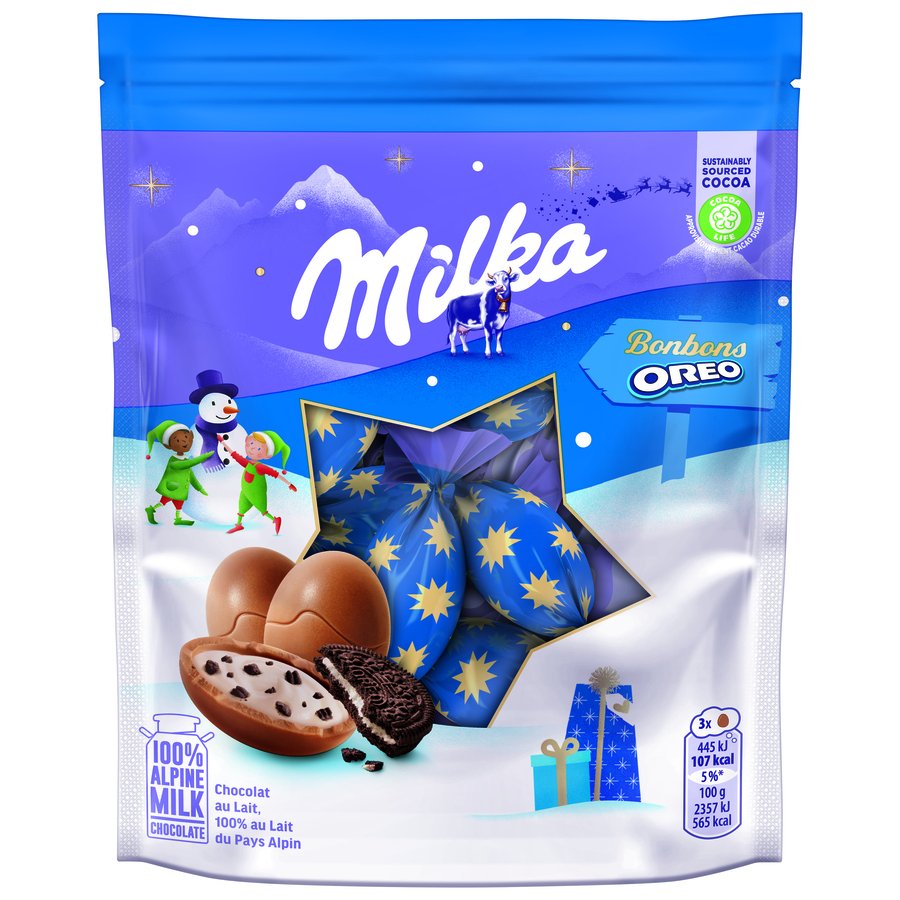 Bombones MILKA OREO Navidad 86 g