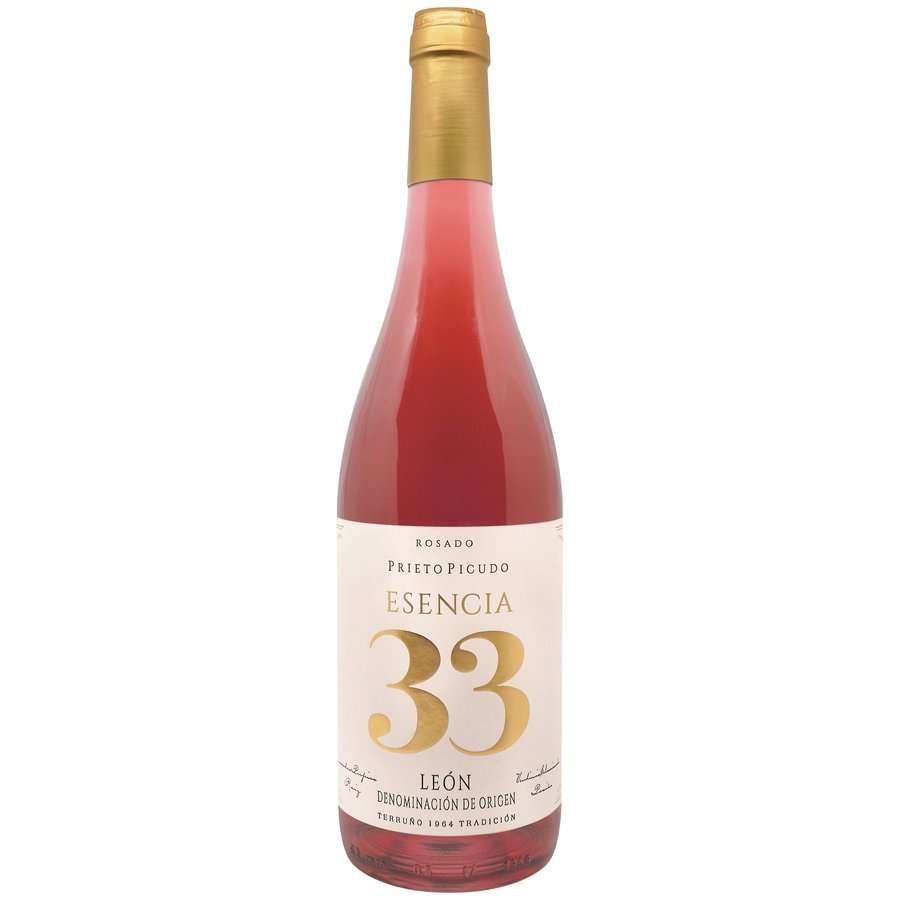 Vino rosado D.O.León ESENCIA 33 prieto picudo madreado botella 75 cl