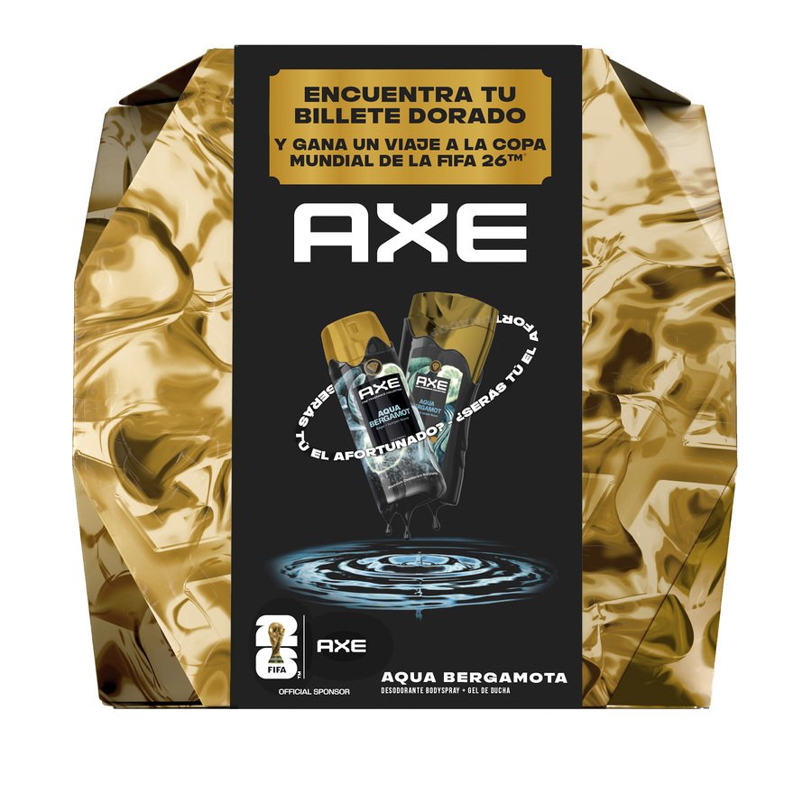 Estuche AXE Aqua Bergamota (Deo 150 ml + Gel 225 ml)