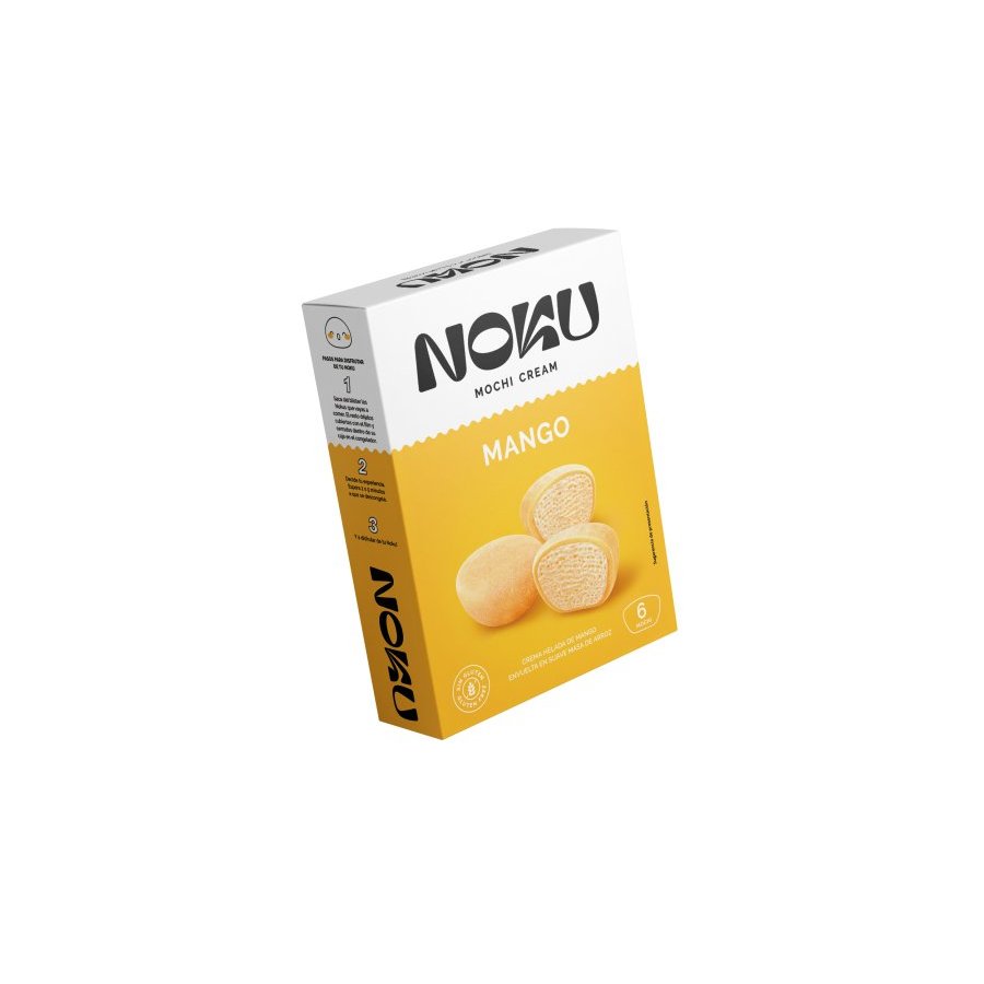 Crema helada mochi NOKU mango 6 unidades 210 g