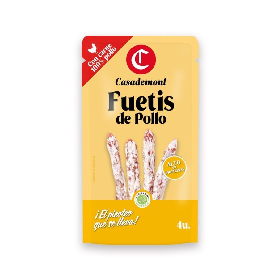 Snacks de pollo Fuetis CASADEMONT 40 g