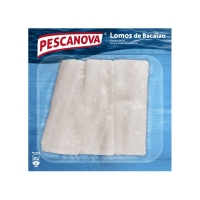 Lombos de bacallau conxelado PESCANOVA no seu punto de sal 300 g