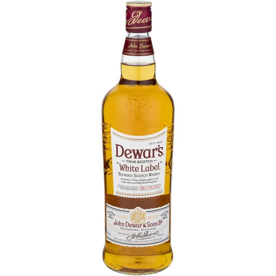 Whisky escocés DEWARS White Label 5 años 1 l