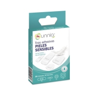 Tiras adhesivas pieles sensibles 4 tamaños IFA UNNIA 20 unidades