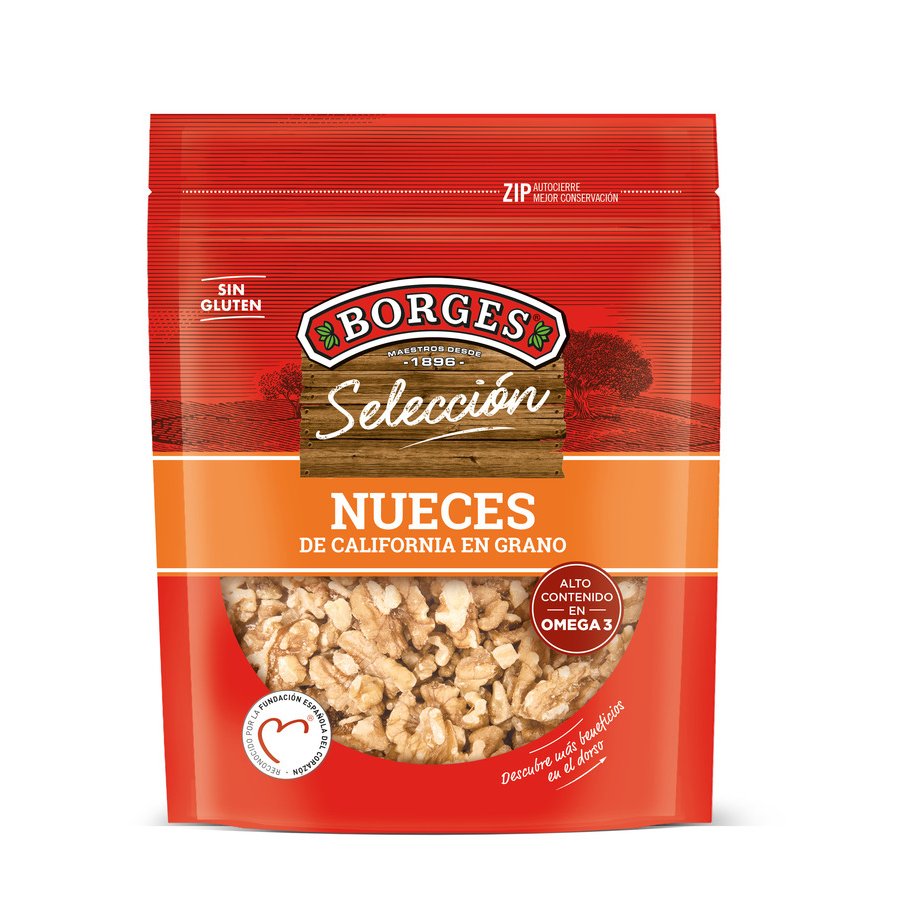 Nuez en grano BORGES Selección bolsa 130 g