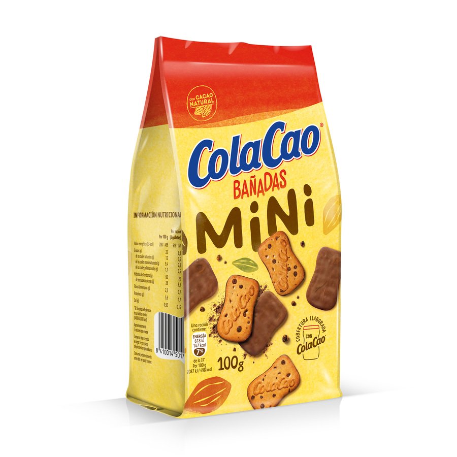 Galletas mini bañadas COLA CAO 100 g
