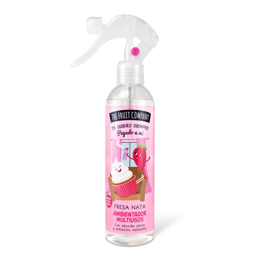 Ambientador multiusos THE FRUIT COMPANY fresa nata spray 250 ml
