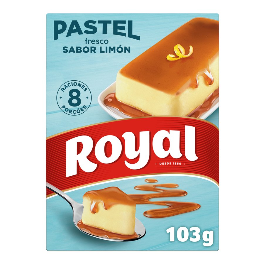Preparado para pastel fresco ROYAL limón estuche 103 g