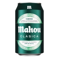 Cerveza MAHOU clásica lata 33 cl