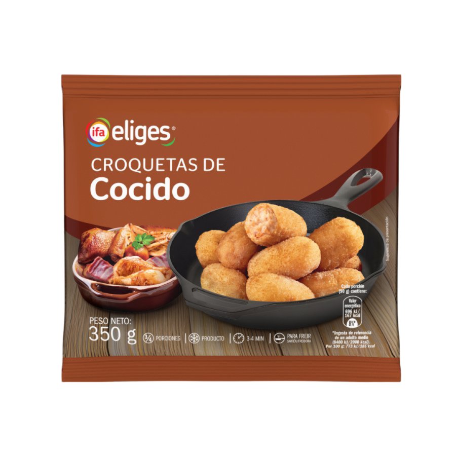 Croquetas congeladas IFA ELIGES cocido 350 g