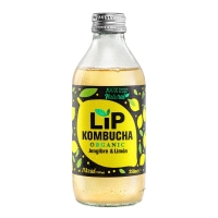 Kombucha LIP organic jenjibre limón botella 25 cl