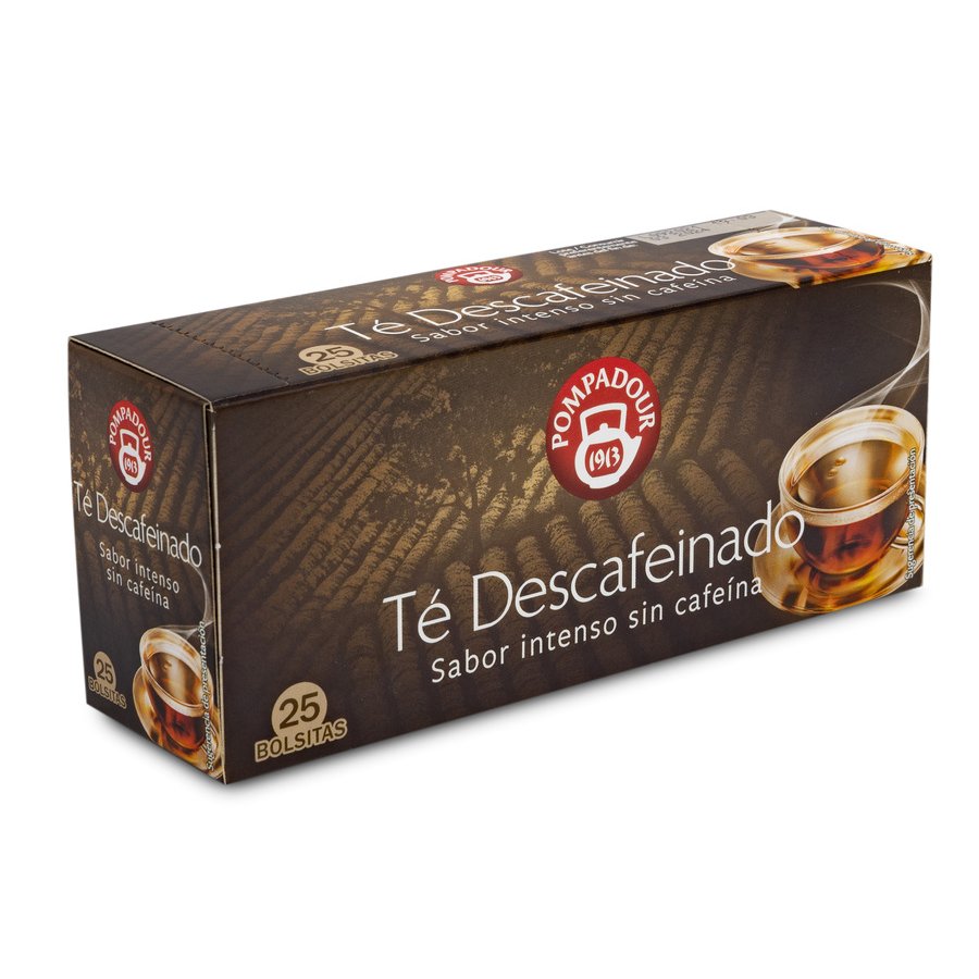 Té descafeinado POMPADOUR estuche 25 unidades 43,75 g