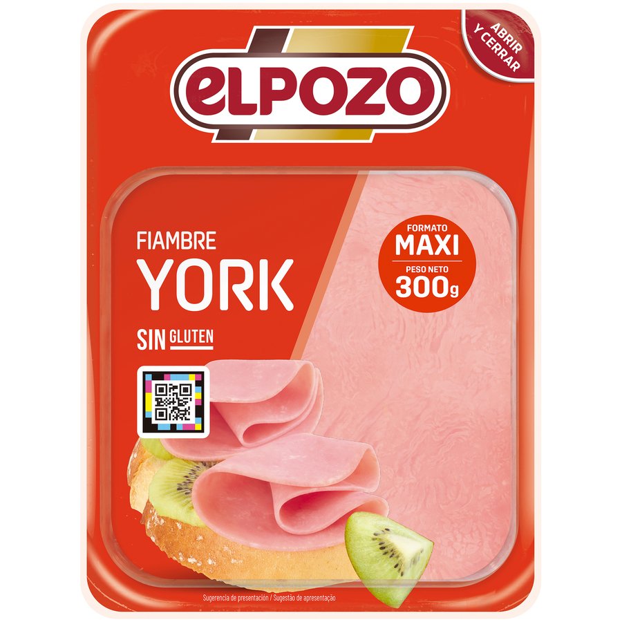 Imagen de Fiambre york ELPOZO lonchas 300 g