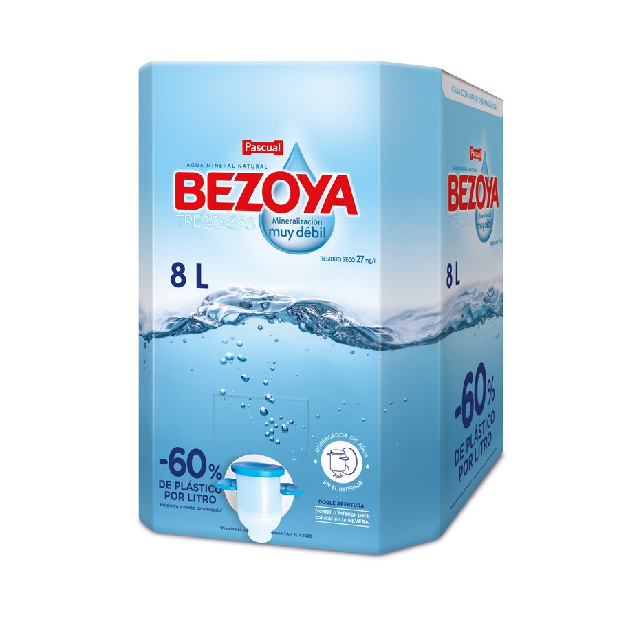 Imagen de Agua sin gas BEZOYA bag in box 8 l