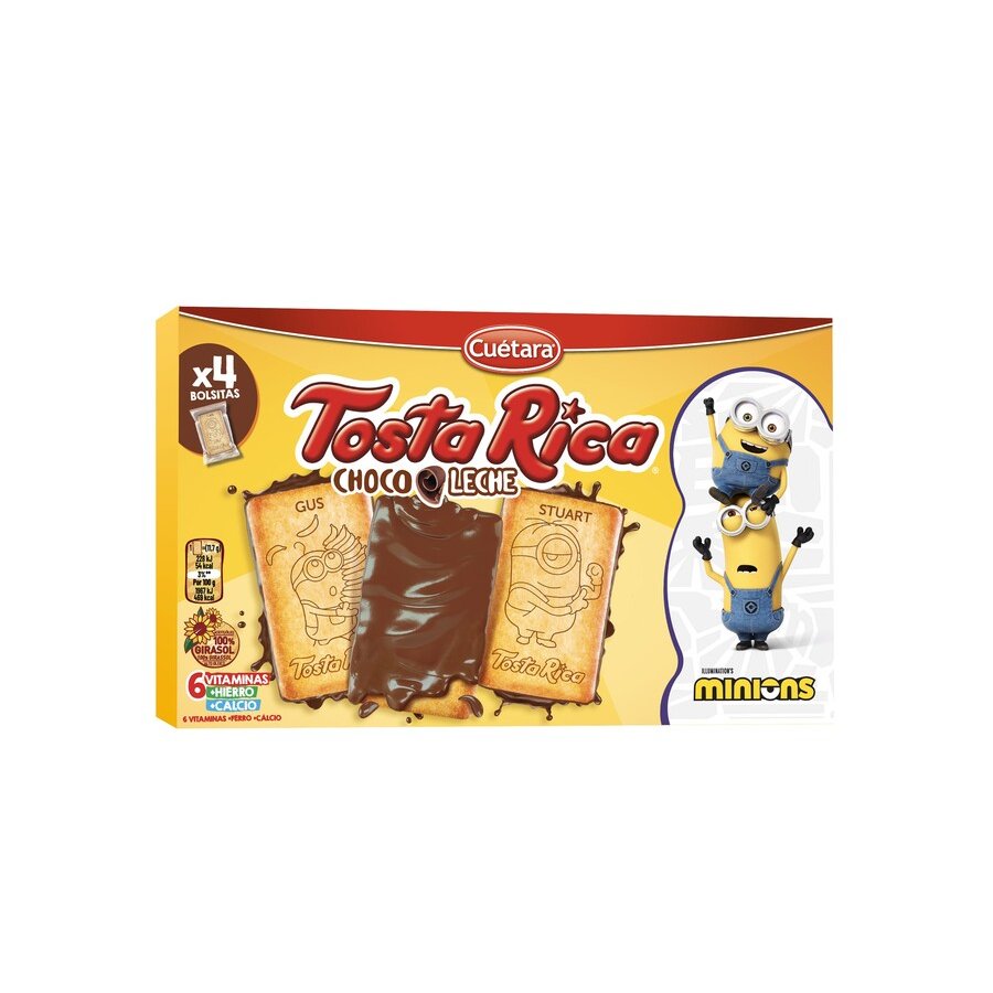 Galletas CUETARA TOSTA RICA chocoleche 140 g