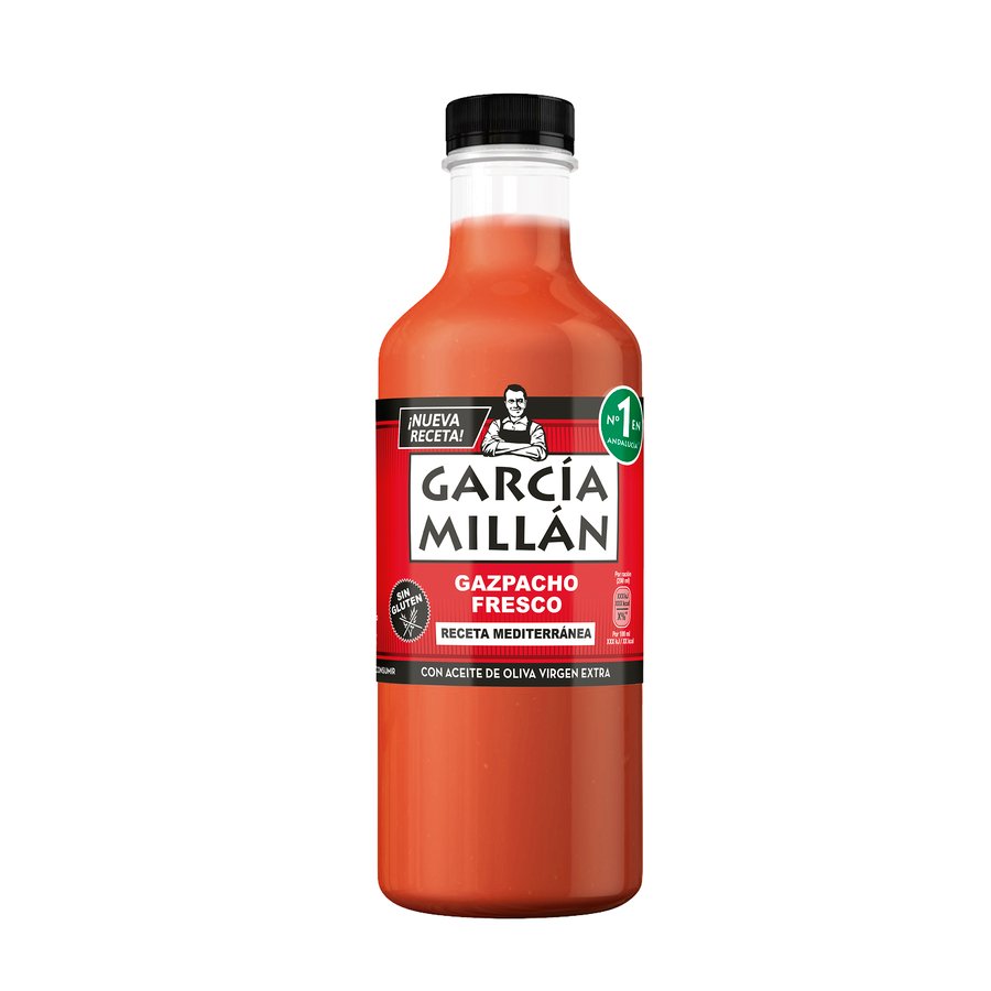 Gazpacho fresco GARCIA MILLAN botella 1 l