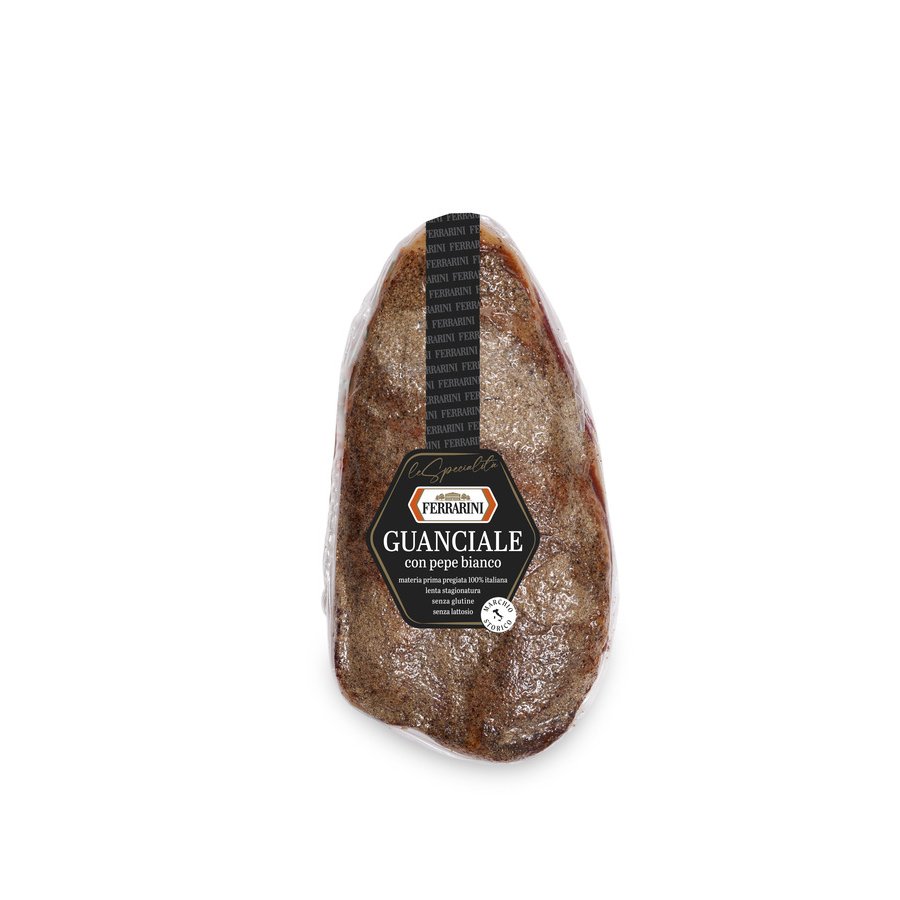 Guanciale FERRARINI con pepe bianco kilo
