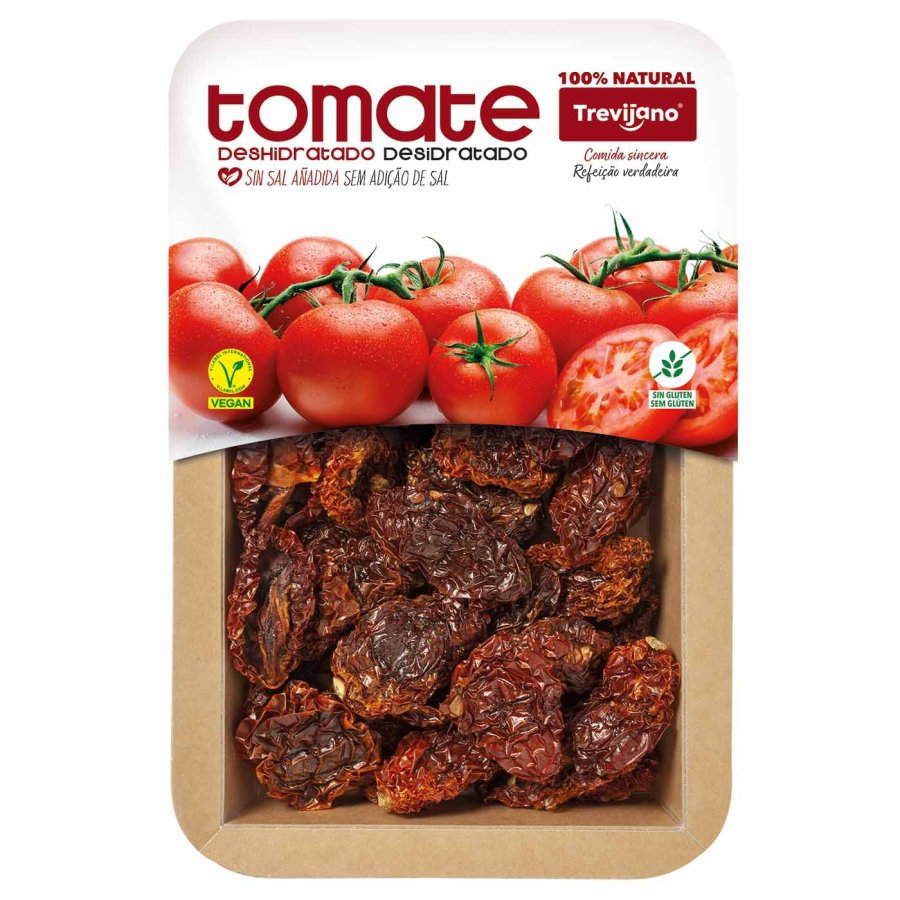 Tomate deshidratado TREVIJANO bandeja 70 g