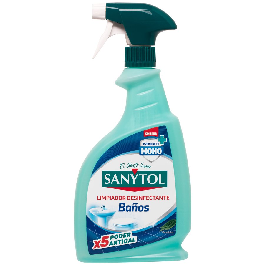 Limpiador desinfectante baños SANYTOL pistola 750 ml