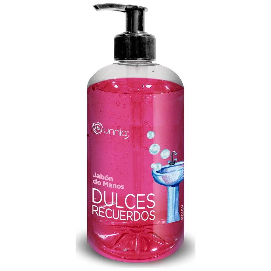 Jabón de manos IFA UNNIA dulces recuerdos dosificador 500 ml