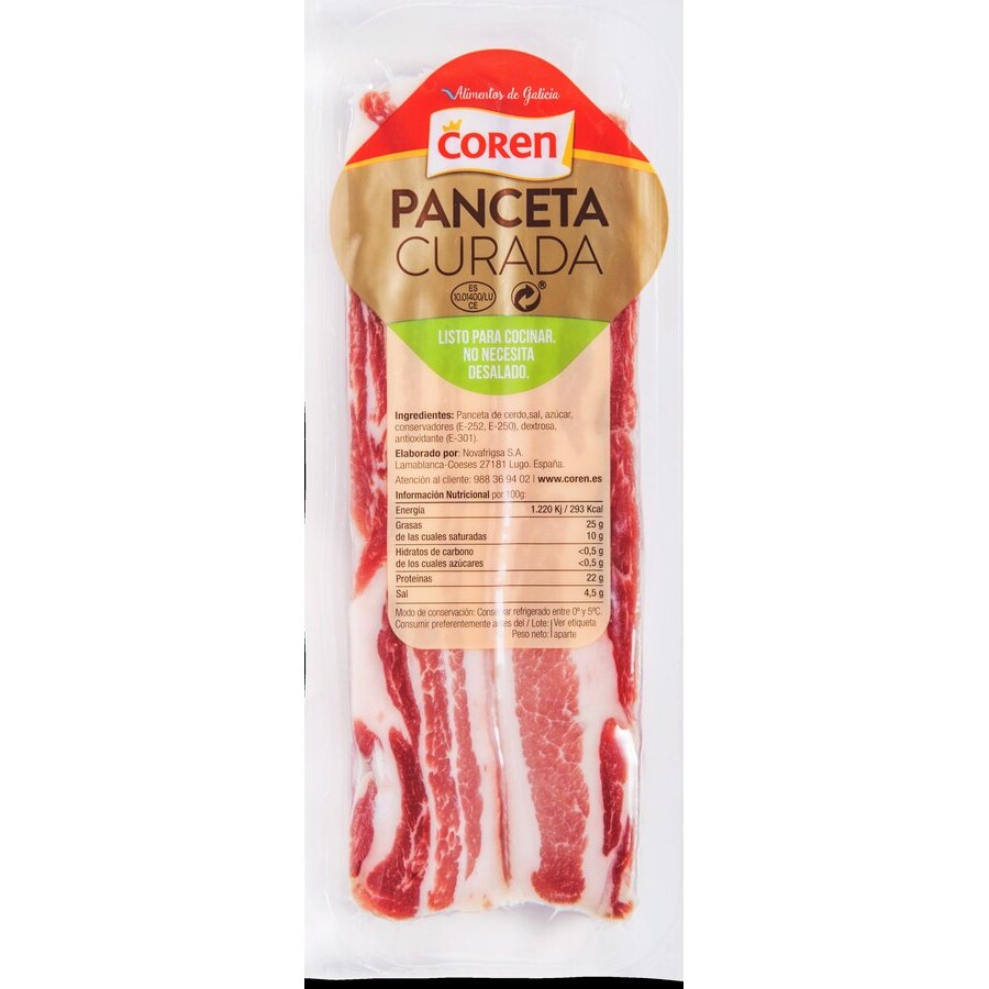 Imagen de Panceta desalada COREN porción 250 g