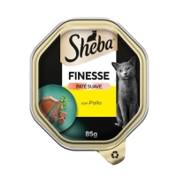 Alimento para gatos SHEBA Finesse paté pollo 85 g