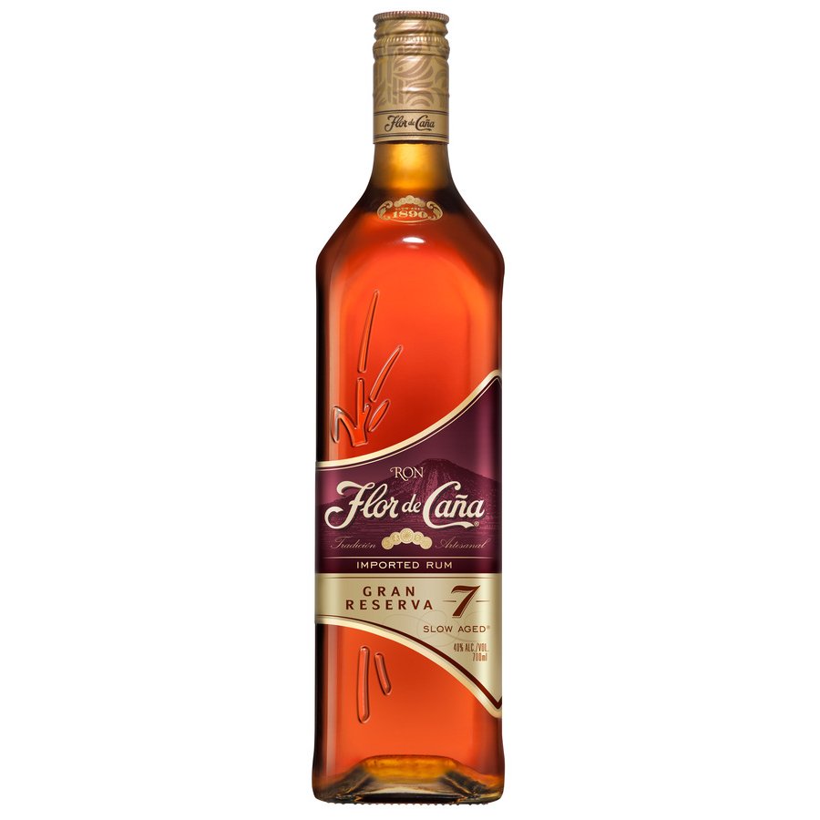 Ron FLOR DE CAÑA gran reserva 7 Y.O. botella 70 cl