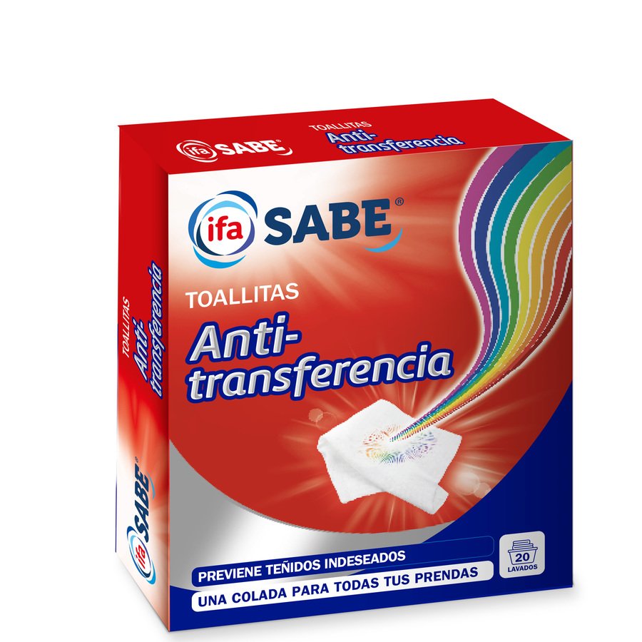 Toallitas antitransferencia IFA SABE caja 20 unidades